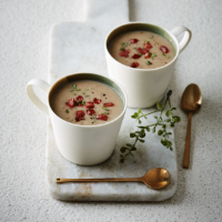 Cannellini bean soup with chestnut & pancetta